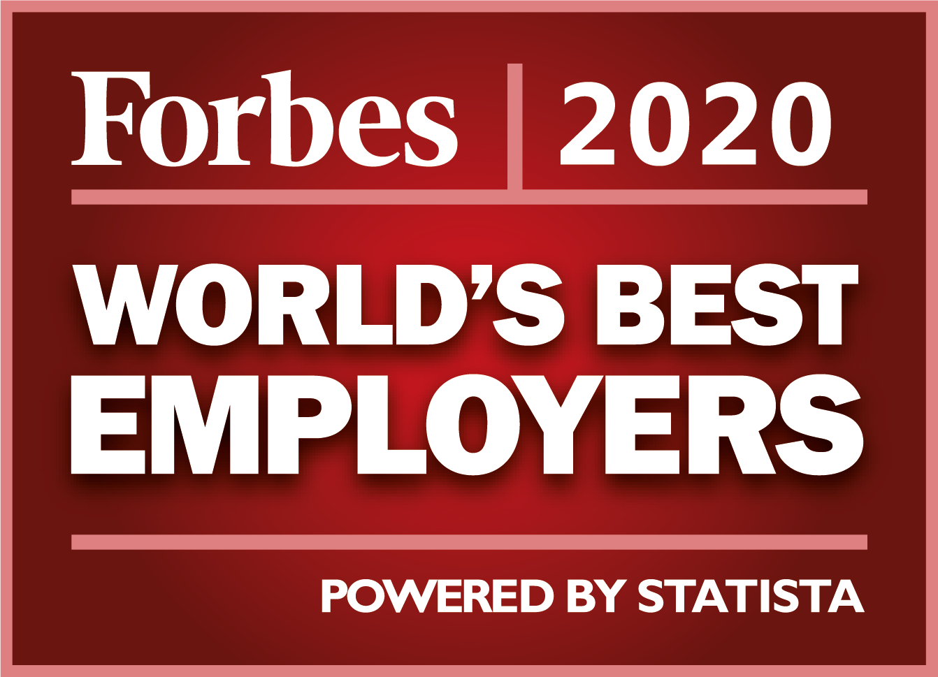 Forbes World's Best Employers - 2020